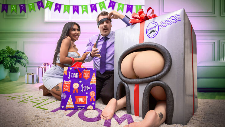 Anal Mom – The Perfect Father’s Day Gift? Just Wrap His Wife’s and Stepdaughter’s Butts