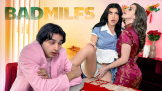 Bad Milfs - Filthy Threesome With Our Favorite Waitress Full HD Video Free