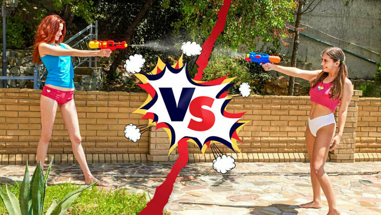 Club Sweethearts – Angel VS Elise pussy competition