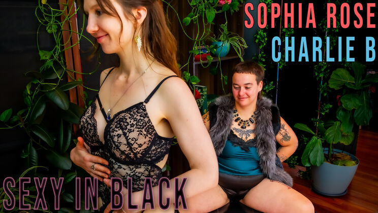 Girls Out West – Charlie B & Sophia R – Sexy In Black