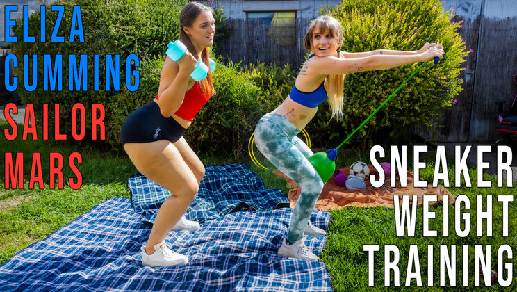 Girls Out West – Eliza C & Sailor M – Sneaker Weight Training