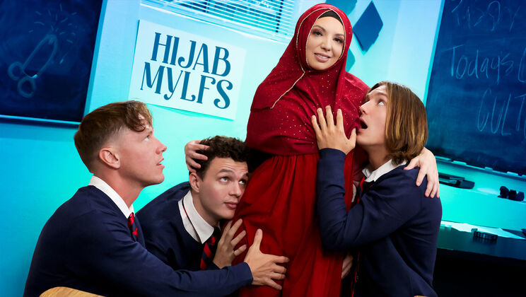 Hijab Mylfs – It Takes a Real Woman to Please Three Cocks At Once