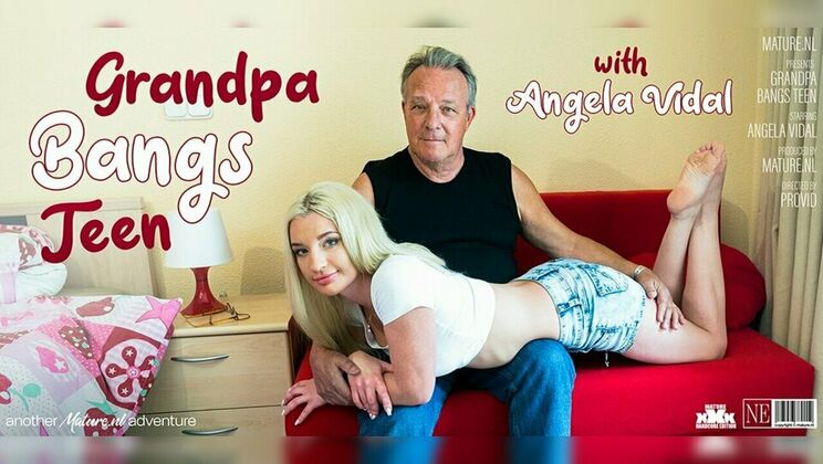 Mature.nl – Grandpa Harry bangs hot teen Angela Vidal