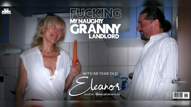 Mature.nl – Lucky to fuck my skinny 68 year old granny landlord Eleanor in her house when her husband just left
