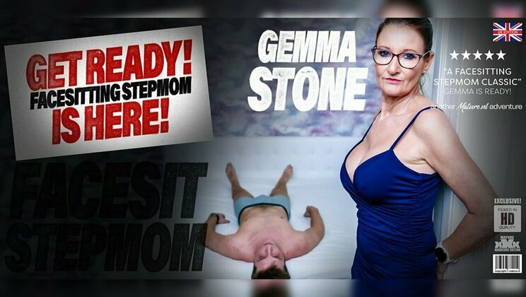 Mature.nl – MILF Gemma Stone has a facesitting fetish affair with her pussy and ass craving stepson