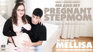 Mature.nl - Mellisa is pregnant stepmom who craves the cock from her stepson who loves to give her a creampie! Full HD Video Free