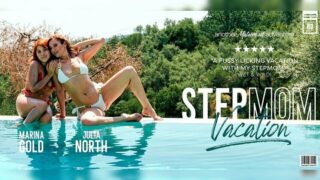 Mature.nl - Stepdaughter Marina Gold eating her Stepmom Julia North's wet pussy on vacation under the sun Full HD Video Free