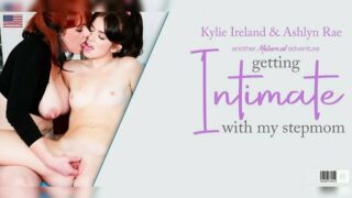 Mature.nl – Teeny Ashlyn Rae gets her first lesbian experience from her hot stepmom Kylie Ireland