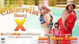 Mature.nl - stepdaughter Maya must get down on holiday with her two Evil Stepmoms Jana & Edina Full HD Video Free