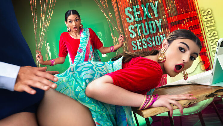 Step Siblings – Meet the Sari-Sisters: Indian Twins Share Their First Cock