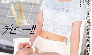Watch Threat Style of 178 Cm Tall And Inseam 88 Cm! !It Is Too Cute Tall Volleyball Girl AV Made Big Success In Spring! ! Morisaki Maria