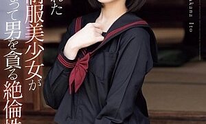 Watch A Sexy Schoolgirl In A School Uniform Is So Full of Sexual Desire That She Sweats And Devours A Man In An Insatiable Sexual Encounter. Ito Akana
