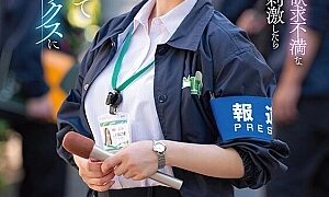 Watch Work At A Busy News Bureau, And When I Stimulated The Sexually Frustrated Beautiful Director, She Turned On Her Erotic Switch And Seduced Me Again And Again...I Stayed In The Editing Room Without A Shower And Spent The Whole Day In Sweaty Sex.