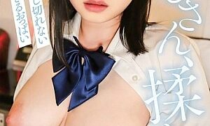 Watch Uncle, Please Rub It. Uniform Can't Hide The Huge Breasts. Himari Kosaka.